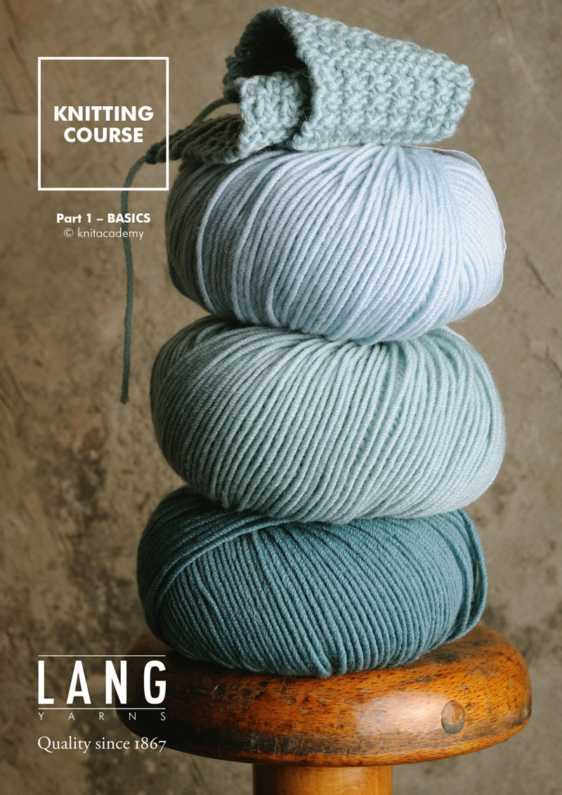 LANGYARNS Books Knitting Course Basic by Langyarns